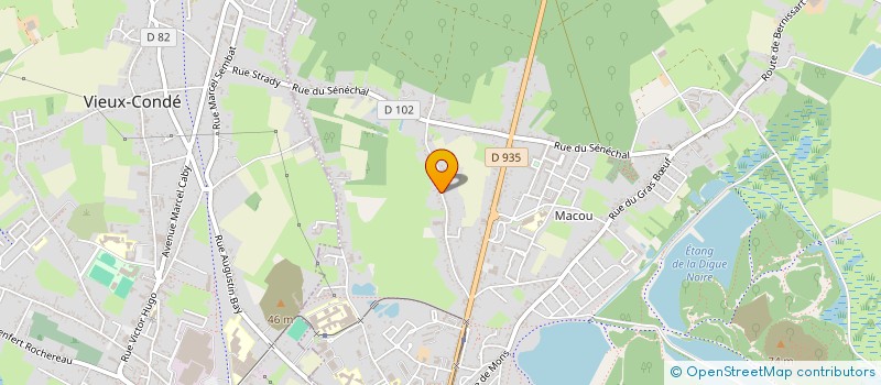 localisation de l'entreprise SARL MODERN DECO  CONDE-SUR-L'ESCAUT