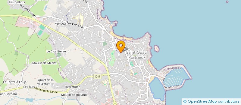 localisation de l'entreprise SARL MODERN HOTEL  SAINT-QUAY-PORTRIEUX