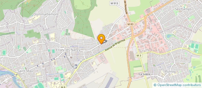localisation de l'entreprise SARL MODERN'IMPRIMERIE à ESSEY-LES-NANCY