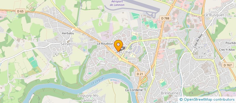 localisation de l'entreprise SARL MODERNE CONCEPT à LANNION