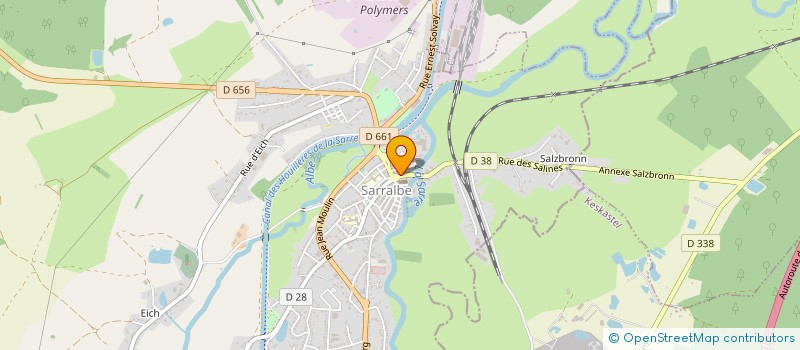 localisation de l'entreprise SARL MODERNE FACADE CREPIS  SARRALBE