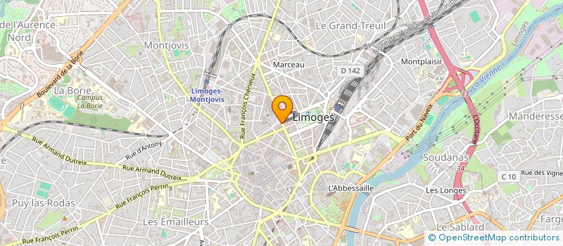 localisation de l'entreprise SARL MODITALIA à LIMOGES