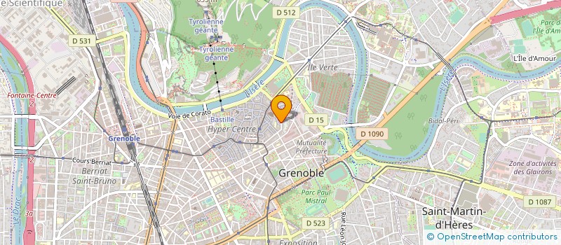 localisation de l'entreprise SARL MODUL CONSTRUCTION  GRENOBLE