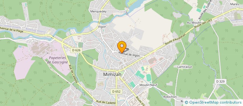 localisation de l'entreprise SARL MODULANDES  MIMIZAN