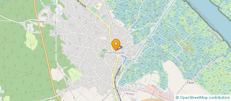 localisation de l'entreprise SARL MOINET à LA TREMBLADE
