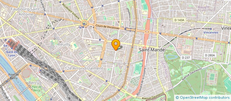 localisation de l'entreprise SARL MOISAN  PARIS