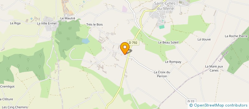 localisation de l'entreprise SARL MOISAN à LE MENE