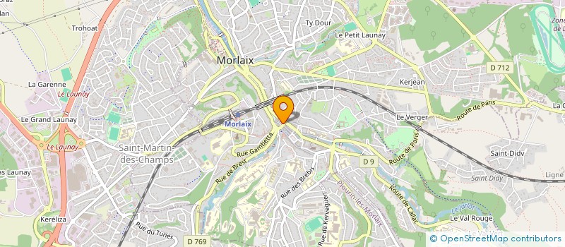 localisation de l'entreprise SARL MOISDON ET FILS à MORLAIX