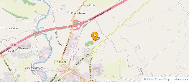 localisation de l'entreprise SARL MOISE ET YVES LOUIS HONORE  SAINTE-CECILE