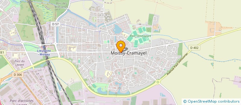 localisation de l'entreprise SARL MOISSY COIFF  MOISSY-CRAMAYEL
