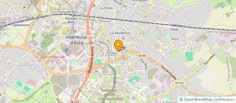 localisation de l'entreprise SARL MOKAS  VILLENEUVE-D'ASCQ