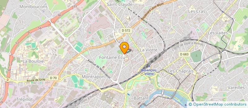 localisation de l'entreprise SARL MOKHA  BESANCON
