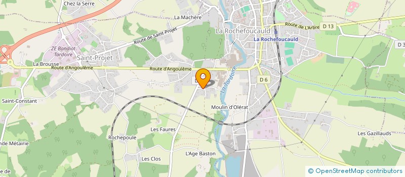 localisation de l'entreprise SARL MOLIN à MOULINS-SUR-TARDOIRE