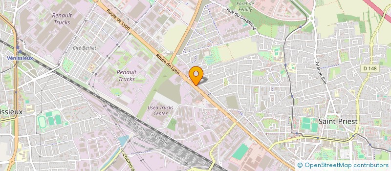 localisation de l'entreprise SARL MOLOFI  SAINT-PRIEST