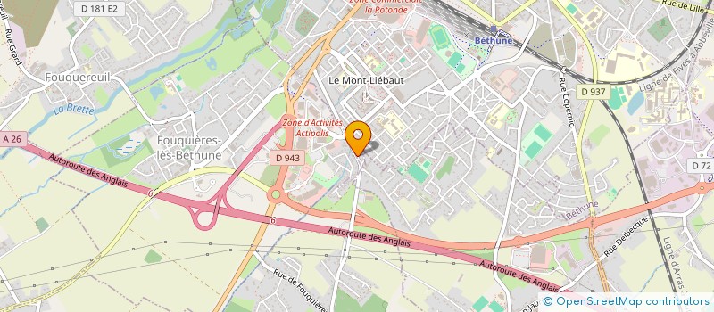 localisation de l'entreprise SARL MOME à BETHUNE