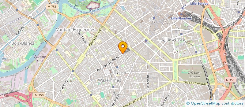 localisation de l'entreprise SARL MOME STAR à LILLE