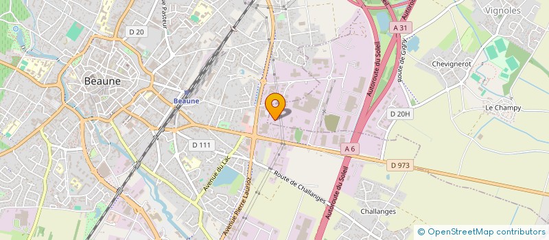 localisation de l'entreprise SARL MOMERASO à BEAUNE