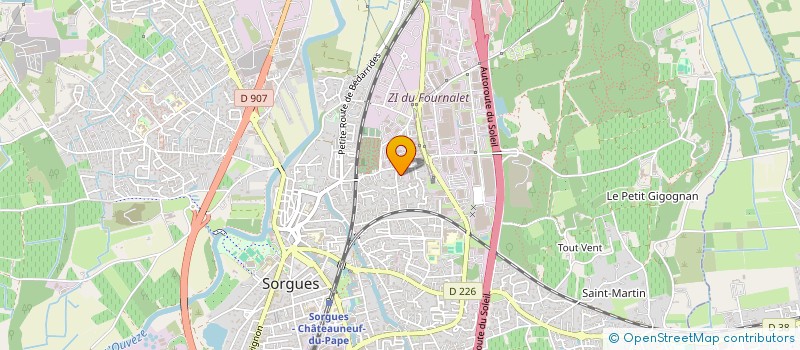 localisation de l'entreprise SARL MOMHOME CONCIERGERIE  SORGUES