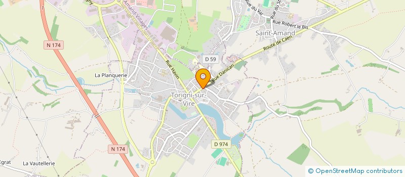 localisation de l'entreprise SARL MON MARCHE NORMAND  TORIGNY-LES-VILLES