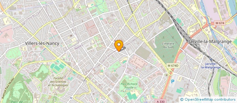 localisation de l'entreprise SARL MON SALON  VANDUVRE-LES-NANCY