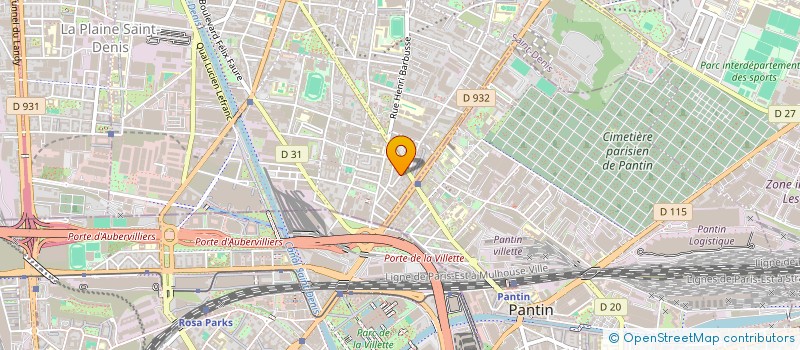 localisation de l'entreprise SARL MONA à AUBERVILLIERS