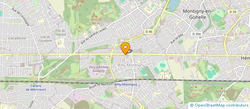 localisation de l'entreprise SARL MONA LISA à BILLY-MONTIGNY