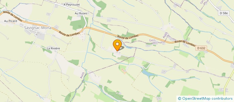 localisation de l'entreprise SARL MONBEJAN  SAVIGNAC-MONA