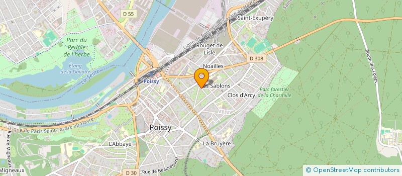 localisation de l'entreprise SARL MONDECAL  POISSY