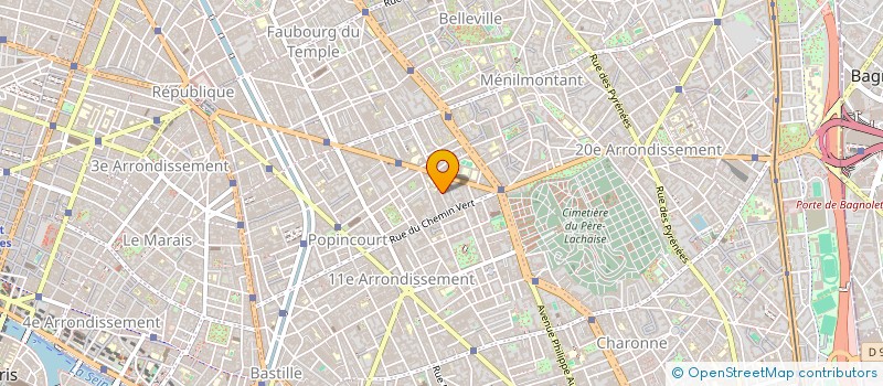 localisation de l'entreprise SARL MONDIAL COURSES EXPRESS  PARIS