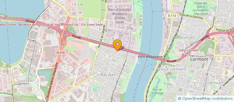 localisation de l'entreprise SARL MONDINI  BORDEAUX