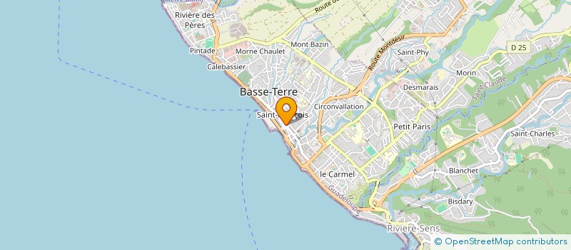 localisation de l'entreprise SARL MONDOR à BASSE-TERRE