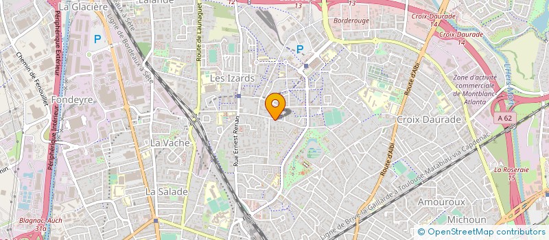 localisation de l'entreprise SARL MONDOULET ETANCHEITE à TOULOUSE