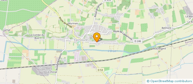 localisation de l'entreprise SARL MONDUEL FRERES à EPINOUZE