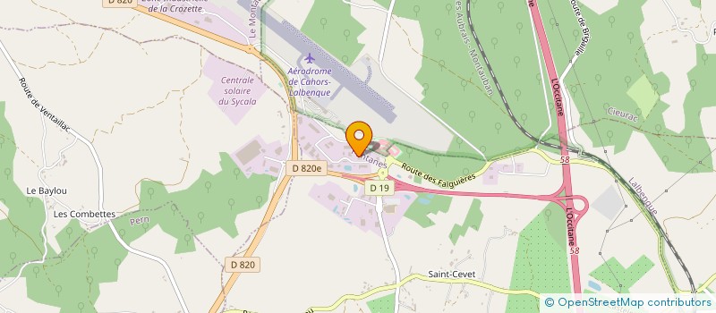 localisation de l'entreprise SARL MONFORTE  FONTANES