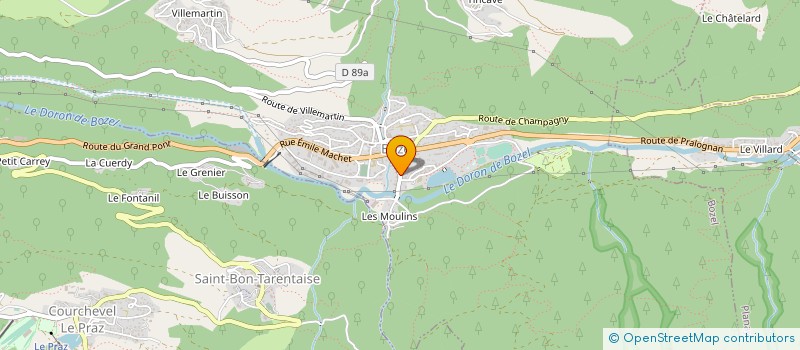 localisation de l'entreprise SARL MONGELLAZ REALISATION à BOZEL