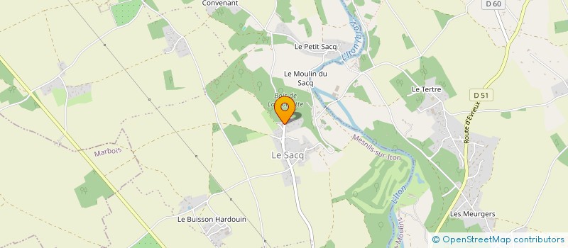 localisation de l'entreprise SARL MONGREVILLE à MESNILS-SUR-ITON