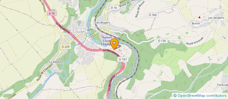 localisation de l'entreprise SARL MONIER FRERES  COUDES