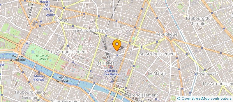 localisation de l'entreprise SARL MONIQUE MATHIEU  PARIS