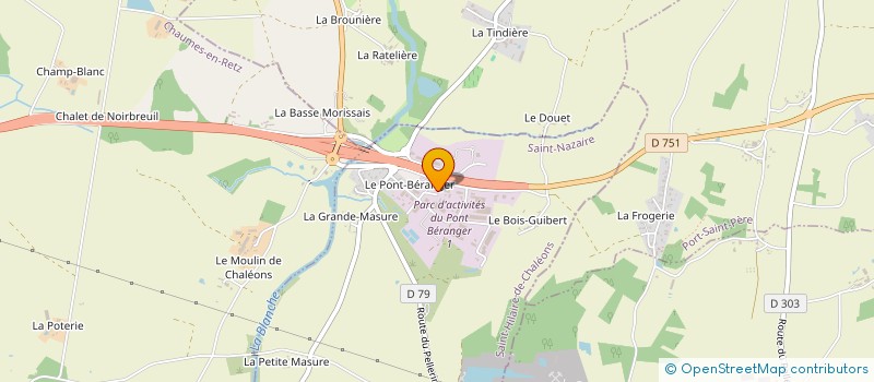 localisation de l'entreprise SARL MONNIER à SAINT-HILAIRE-DE-CHALEONS