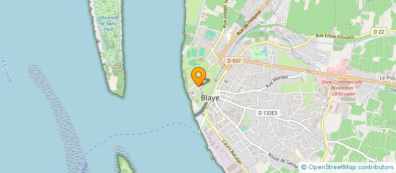 localisation de l'entreprise SARL MONNNERY DARDILLAC à BLAYE