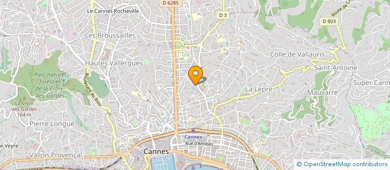 localisation de l'entreprise SARL MONO à CANNES