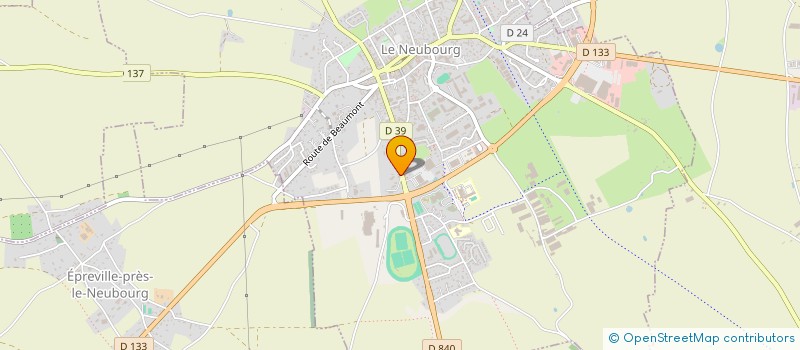 localisation de l'entreprise SARL MONSERE PERE ET FILS  LE NEUBOURG