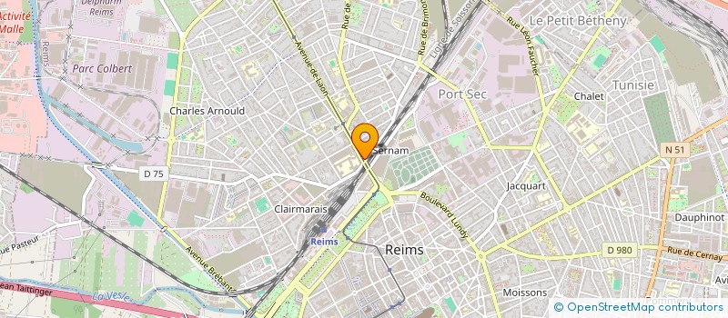 localisation de l'entreprise SARL MONSIEUR  REIMS