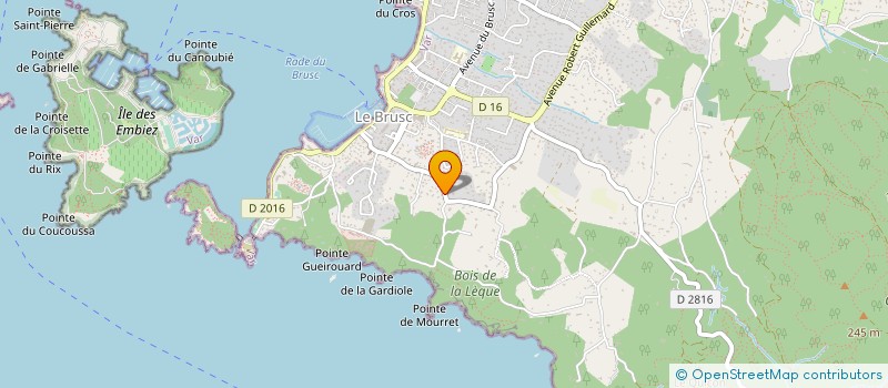 localisation de l'entreprise SARL MONT SALVA à SIX-FOURS-LES-PLAGES