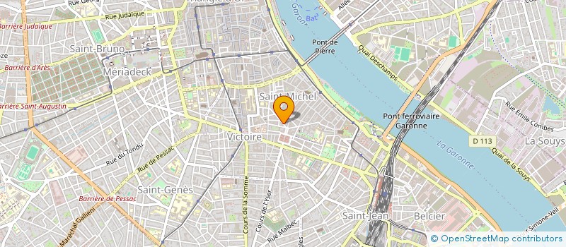 localisation de l'entreprise SARL MONTA SUD AQUITAINE à BORDEAUX