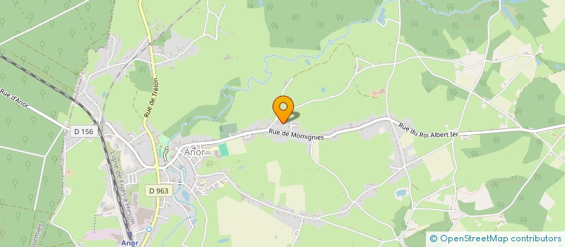 localisation de l'entreprise SARL MONTAGE RENOVATION ASCENSEUR PRAT G  ANOR