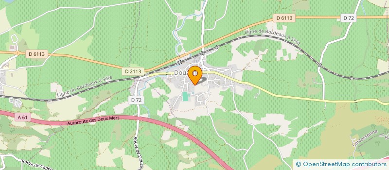 localisation de l'entreprise SARL MONTAGNE ET FILS à CAPENDU