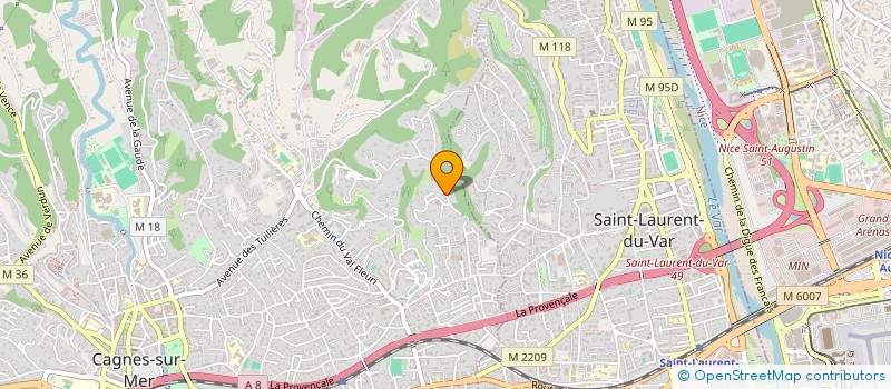 localisation de l'entreprise SARL MONTALEIGNE à CAGNES-SUR-MER