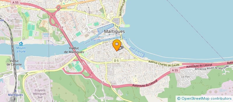 localisation de l'entreprise SARL MONTANA à MARTIGUES