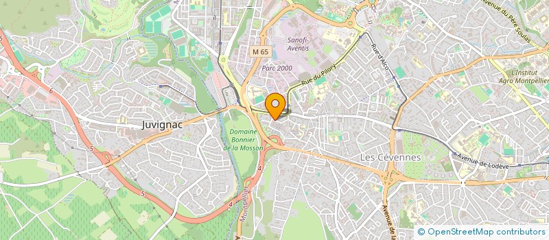 localisation de l'entreprise SARL MONTCEL à MONTPELLIER